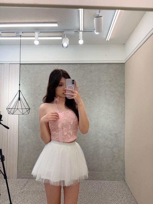 Amazing 前接紗蝴蝶後彈性平口小可愛 超級甜妹滿滿蝴蝶 蝴蝶提花綁帶 可當項鍊也可當手鍊 超貼心設計❤️❤️❤️