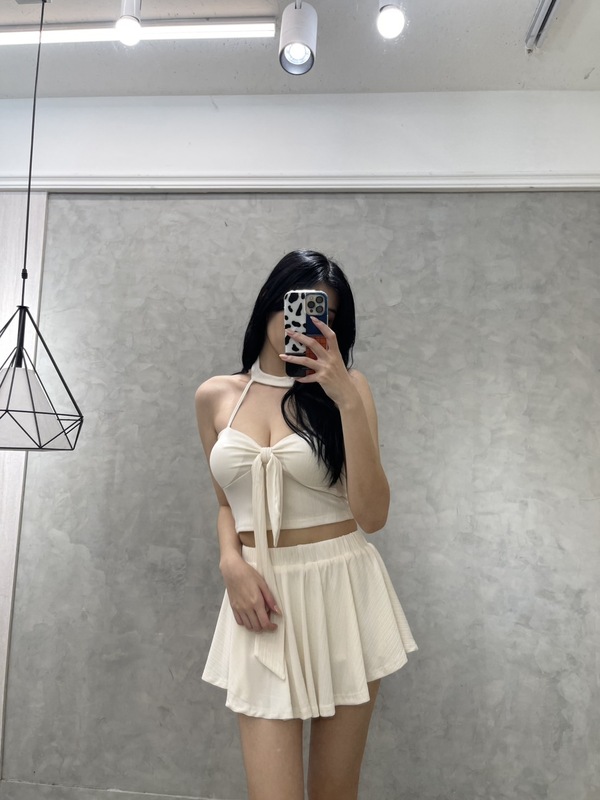 Deja Amazing美式掛脖綁結套裝 一套穿出完美比例，辣得剛剛好♡